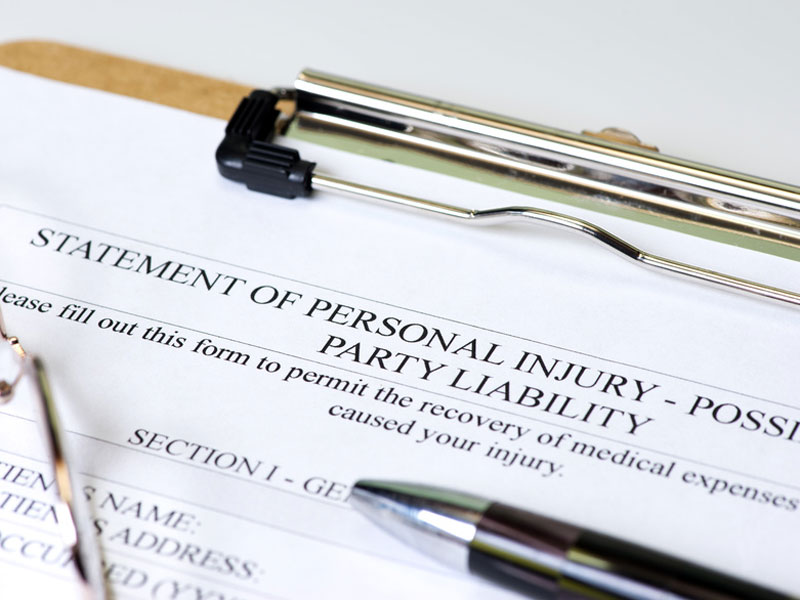 Personal Injury form